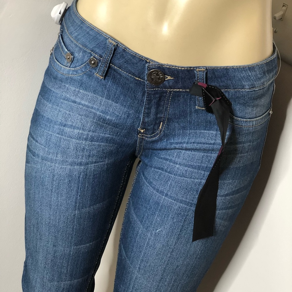 YMI Perfect fit skinny light blue denim jeans - Picture 2 of 4